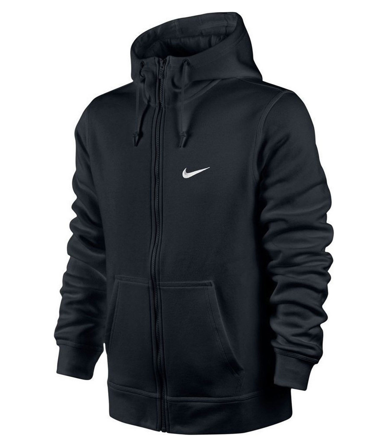 Black zip up nike jacket hotsell