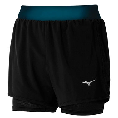 Mizuno er 4 5 2in1 short women j2gbb212 09 3