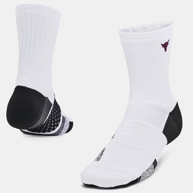 Under armour project rock armourdry playmaker mid crew socks 1376230 101 3